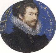 Nicholas Hilliard Self-Portrait,Aged Thirty oil painting